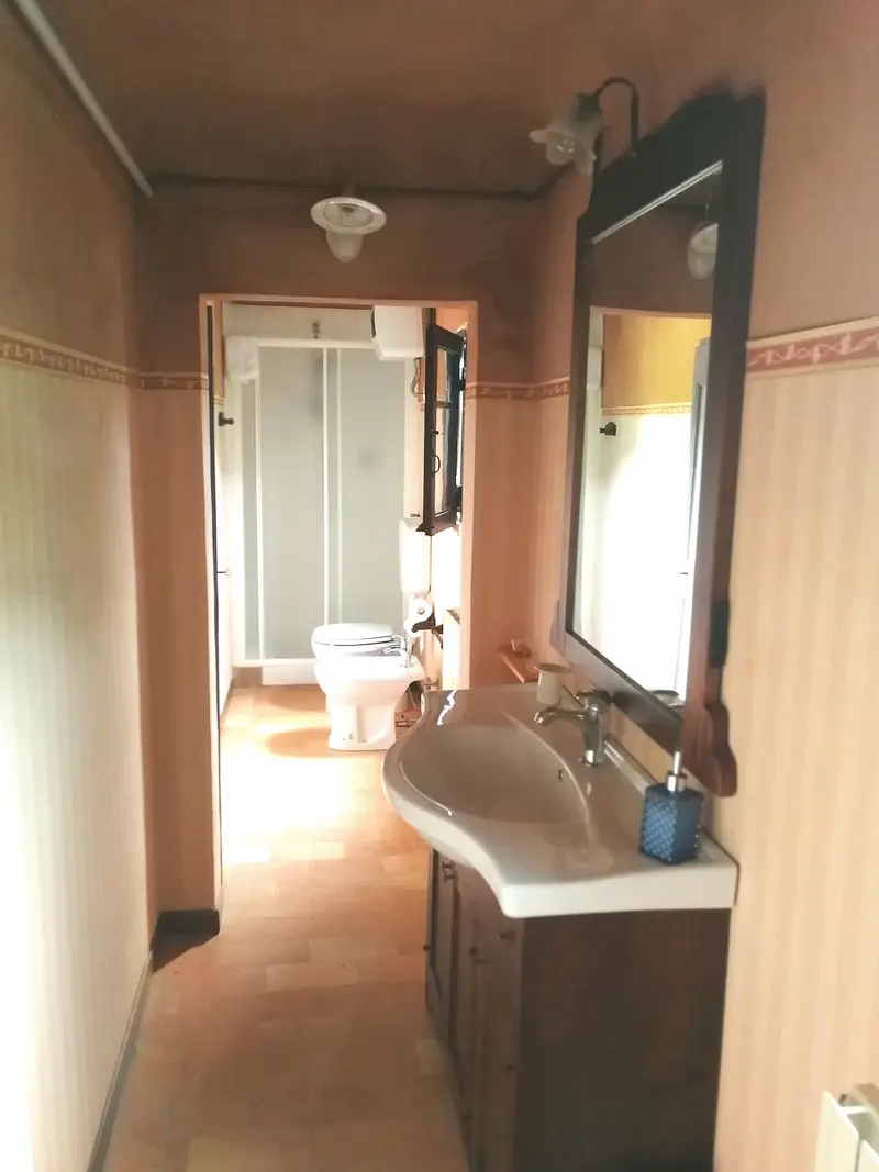 Il bagno privato della Camera delle Rose