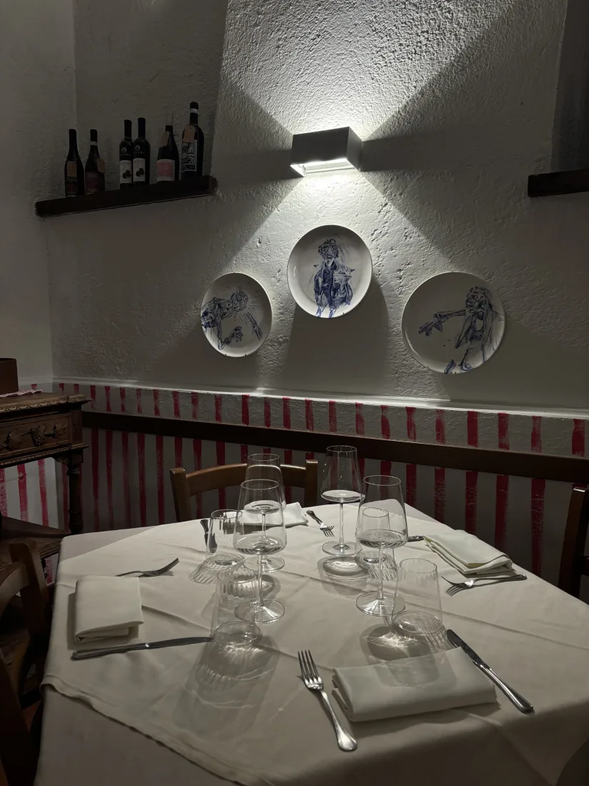Un dolce della carta del ristorante Il Segreto di Villa Luzi